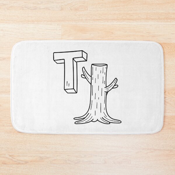 Item preview, An illustration of letter T stands for Trunk designed and sold by rasagamastore.