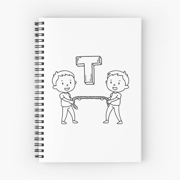 Item preview, An illustration of letter T stands for Tug of war designed and sold by rasagamastore.