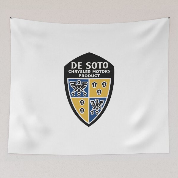Item preview, Classic DeSoto Cars Retro Emblem Design designed and sold by Retr0Tshirts.