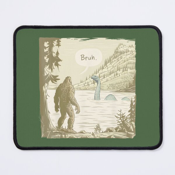 Item preview, Bigfoot Meets Nessie Bruh Moment By Merch, Limited Edition, Perfect Gift For You And Friends designed and sold by JosephHunter7.