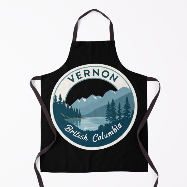 Item preview, Vernon British Columbia Bold Typography  designed and sold by VividOrganica.