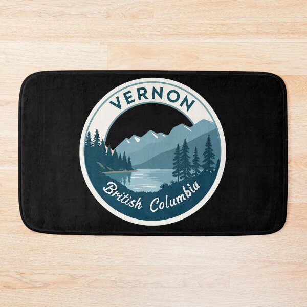 Item preview, Vernon British Columbia Bold Typography  designed and sold by VividOrganica.
