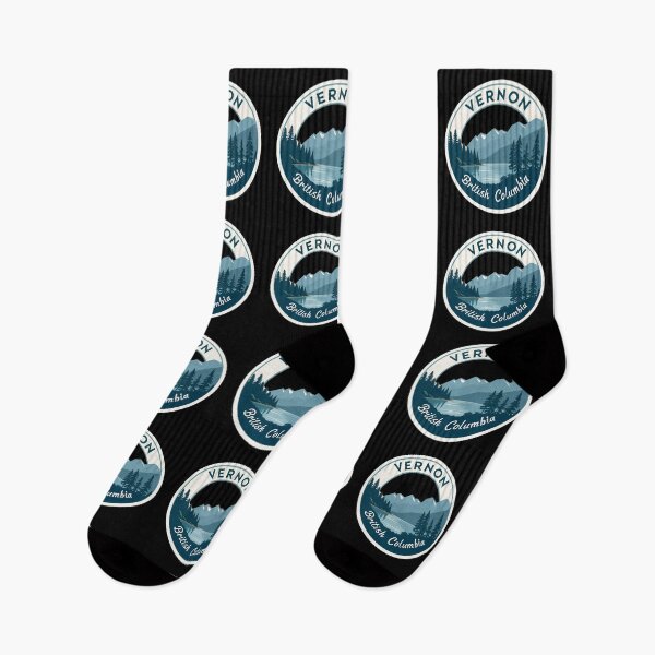 Item preview, Vernon British Columbia Bold Typography  designed and sold by VividOrganica.
