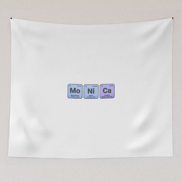 Item preview, Monica, Custom Name Made from Periodic Table Elements, Personalized Chemistry Design, Science Gift for Nerds & Students designed and sold by chipmuckdesignn.