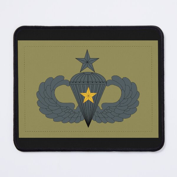 Item preview, Badge - Army - Parachutist - Senior - 1 Combat Star - Subdued X 300 designed and sold by Military Insignia Products.