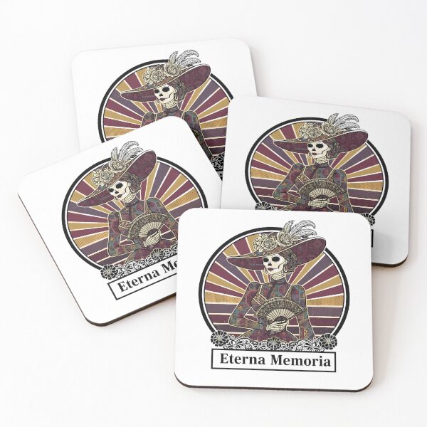 Item preview, Eterna Memoria Retro La Catrina | Regalo de arte del Día de Muertos designed and sold by LoliDesignShop.