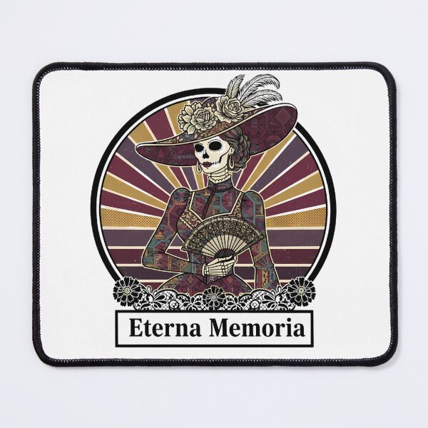 Item preview, Eterna Memoria Retro La Catrina | Day of the Dead Art Gift designed and sold by LoliDesignShop.