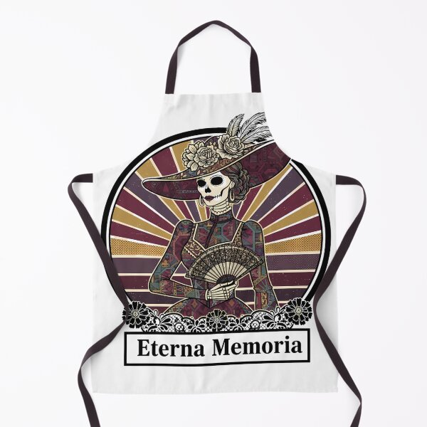 Item preview, Eterna Memoria Retro La Catrina | Regalo de arte del Día de Muertos designed and sold by LoliDesignShop.
