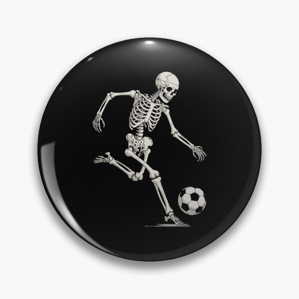 Item preview, Skeleton Soccer Retro Halloween Costume Funny designed and sold by BakeryDozen.