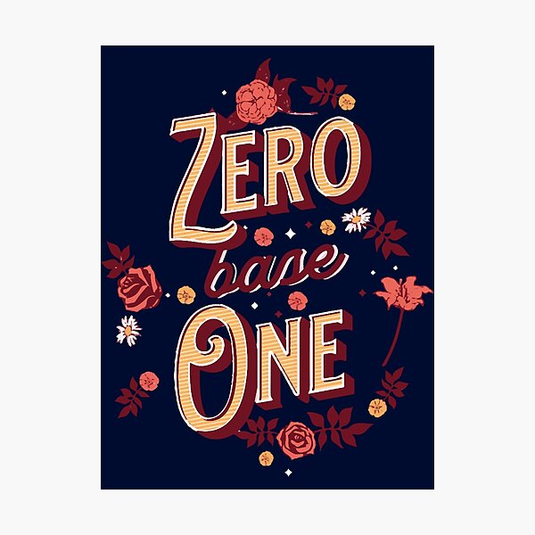Item preview, Zerobaseone zb1 typography text zeroseMorcaworks designed and sold by ArianneCeridwen.