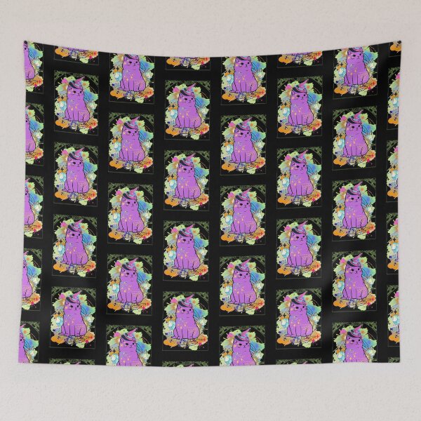 Item preview, Cosmic witchy cat framed designed and sold by artbyomega.