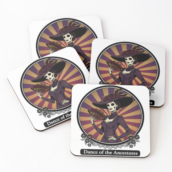 Item preview, Dance of the Ancestors Retro La Catrina | Day of the Dead Gift designed and sold by LoliDesignShop.