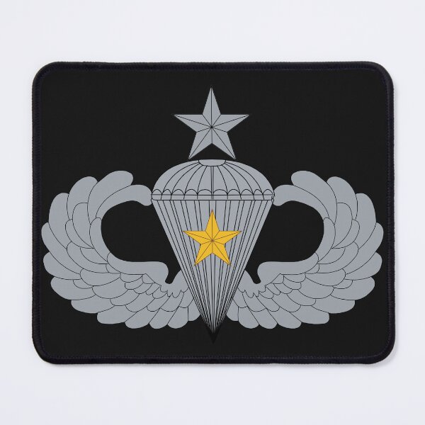Item preview, Badge - Army - Parachutist - Senior - 1 Combat Star X 300 designed and sold by Military Insignia Products.