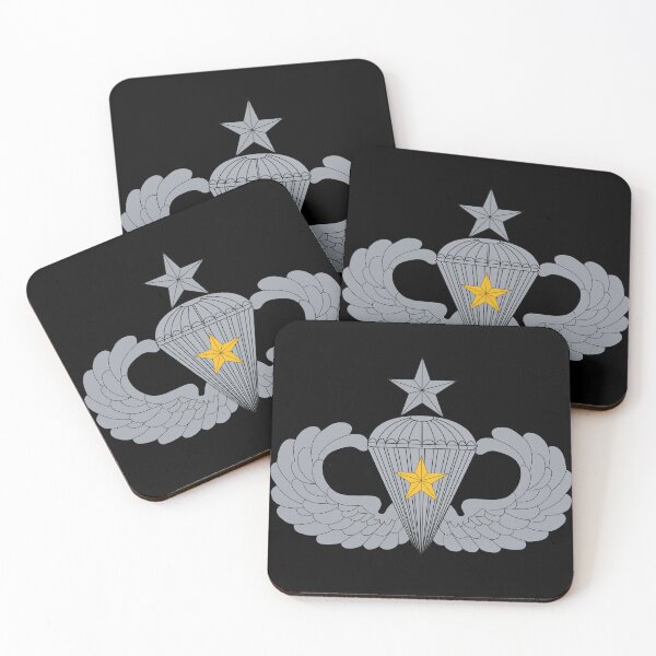 Item preview, Badge - Army - Parachutist - Senior - 1 Combat Star X 300 designed and sold by Military Insignia Products.