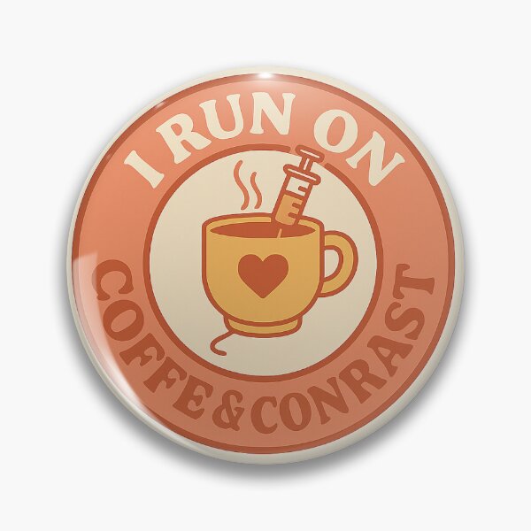 Item preview, I Run on Coffee & Contrast | Retro Cath Lab Coffee Design designed and sold by nastypastys.