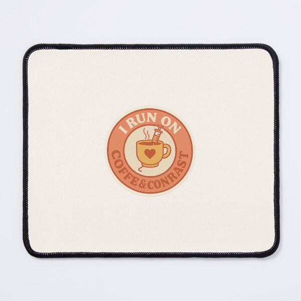 Item preview, I Run on Coffee & Contrast | Retro Cath Lab Coffee Design designed and sold by nastypastys.