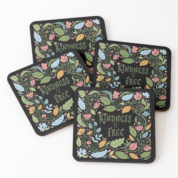 Item preview, Kindness is Free — Nature Inspired Positive Art designed and sold by Chroma Dreams .