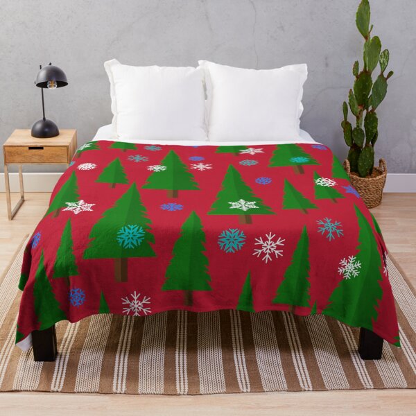Item preview, Christmas Tree Forest With Snowflakes designed and sold by Laanas55.