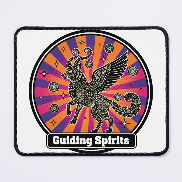 Item preview, Guiding Spirits Retro Alebrije | Mystical Spirit Animal Gift designed and sold by LoliDesignShop.