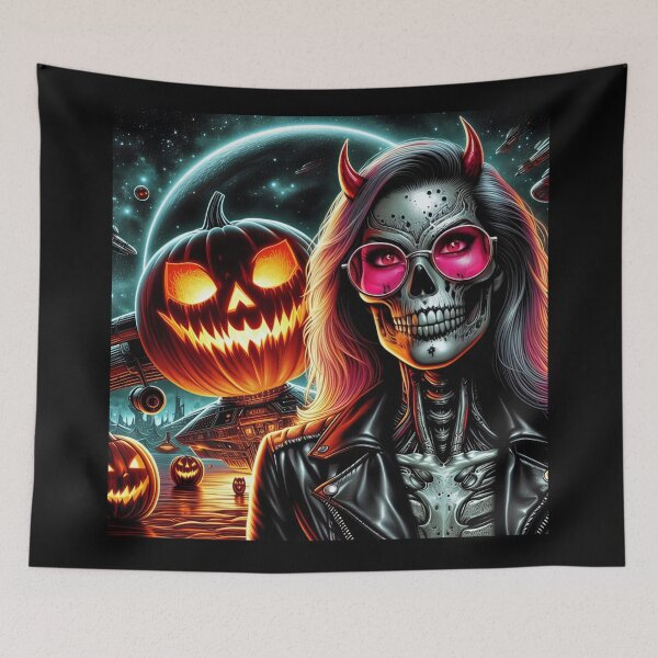 Item preview, Glamour Demoness Halloween Cosmic Invasion designed and sold by Voodoo Store Paranormal Collections.