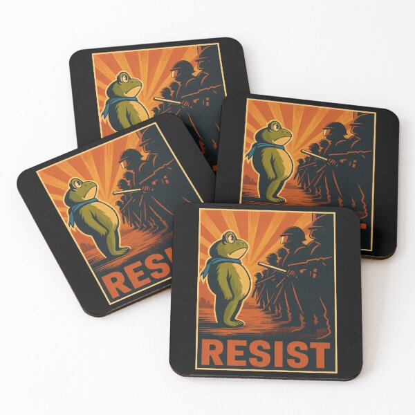 Item preview, Frog Resist Portland Frog Protest - Portland Frog Activist designed and sold by Artistlius.