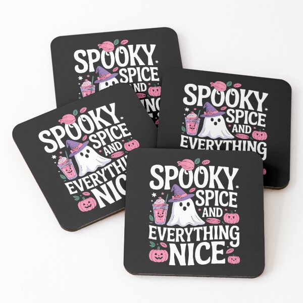 Item preview, Spooky and Spice and Everything Nice Halloween Pink designed and sold by BakeryDozen.