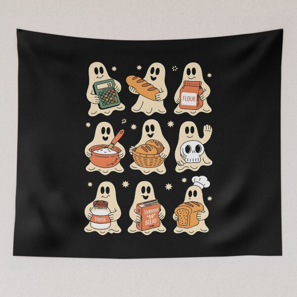 Item preview, Sourdough Bread Halloween Cute Ghost Homemaker Baking Baker designed and sold by BakeryDozen.
