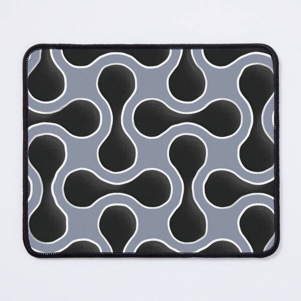 Item preview, Contrasting pattern in black and blue-grey designed and sold by AnnabellaRh.