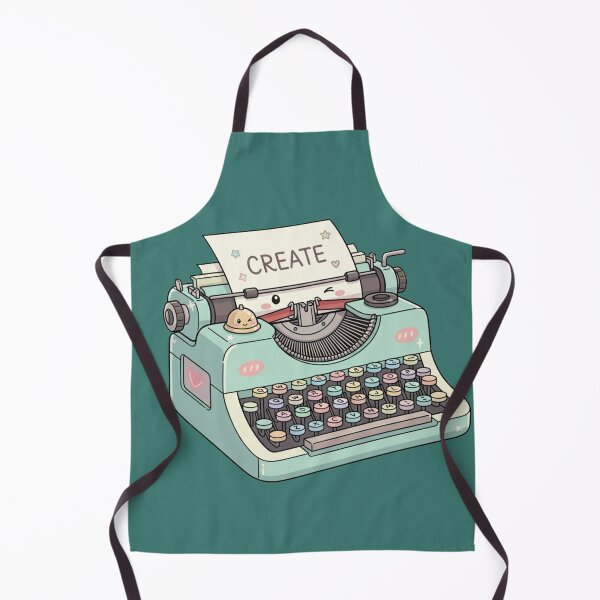 Item preview, Kawaii Typewriter “CREATE” | Cute Pastel Vintage Art Illustration designed and sold by Tidarat-27.
