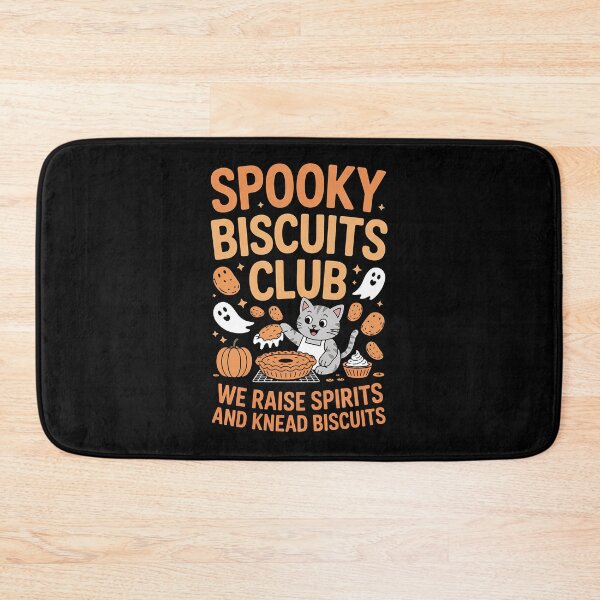 Item preview, Spooky Biscuits Club Black Cat Pumpkin Halloween Baking designed and sold by BakeryDozen.