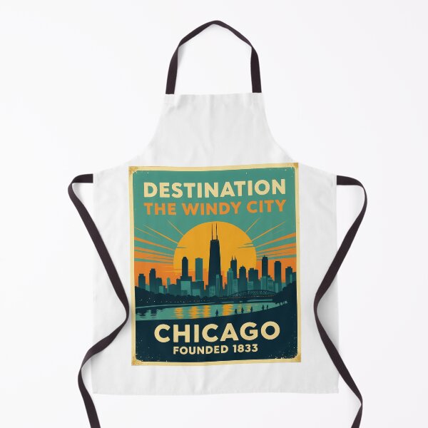 Item preview, This is a great vintage destination design for the 'Windy City' Chicago designed and sold by Wicked Wolf Poker.