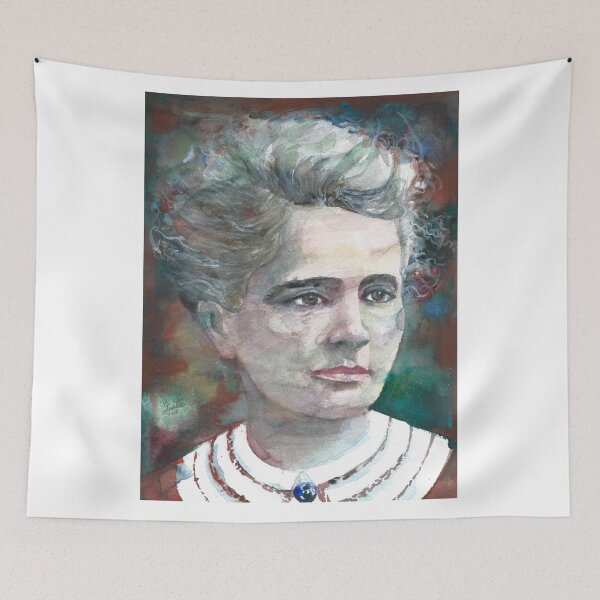 Item preview, MARIE CURIE - watercolor portrait.3 designed and sold by lautir.