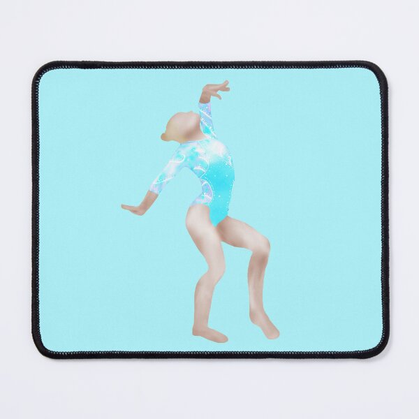 Item preview, Angelina Melnikova Gymnast Art Blue Leotard designed and sold by Cherries4.