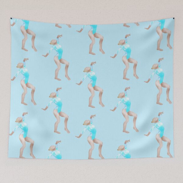 Item preview, Angelina Melnikova Gymnast Art Blue Leotard designed and sold by Cherries4.