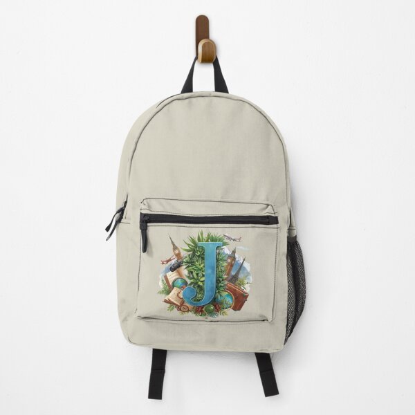Item preview, Adventure Awaits – Vintage Travel Letter J Monogram | Wanderlust Globe & Airplane Design for Explorers and Dreamers designed and sold by AmenAlways.