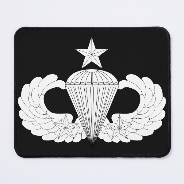 Item preview, Badge - Army - Parachutist - Senior - 2 Combat Star - LA X 300 designed and sold by Military Insignia Products.