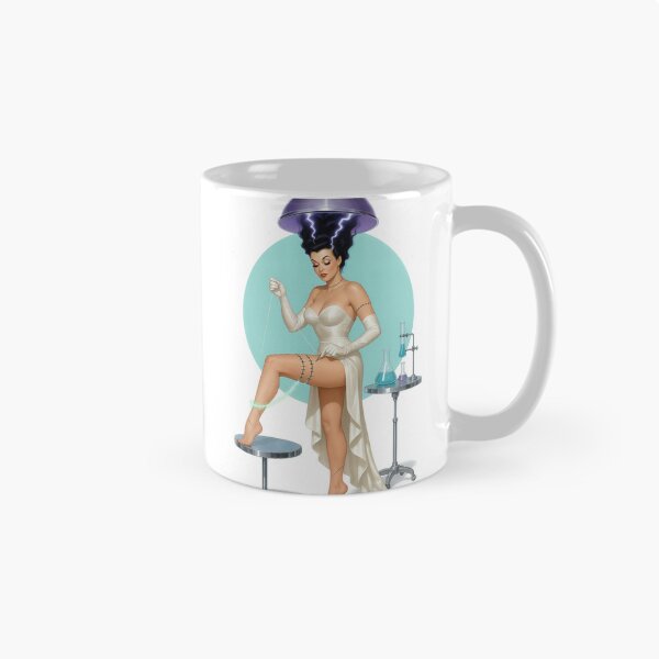 Item preview, A Stitch in Time – Retro Bride Spa Laboratory Pinup designed and sold by Lightning-Lace.