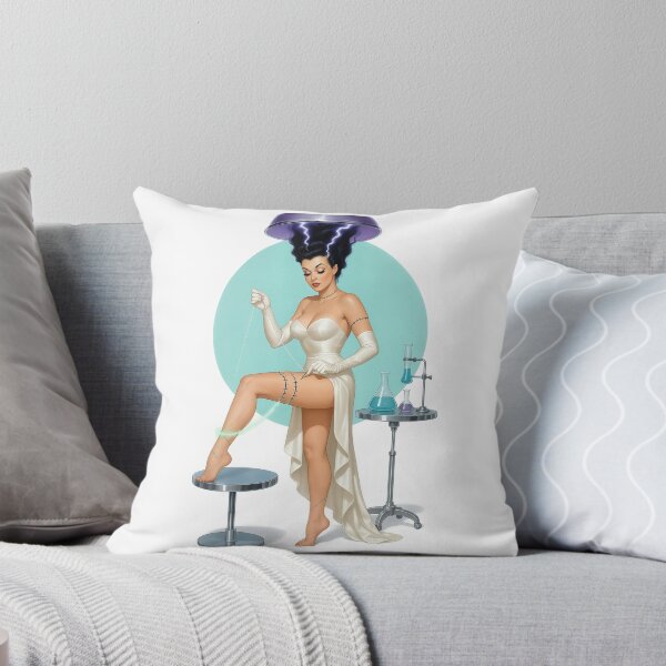 Item preview, A Stitch in Time – Retro Bride Spa Laboratory Pinup designed and sold by Lightning-Lace.