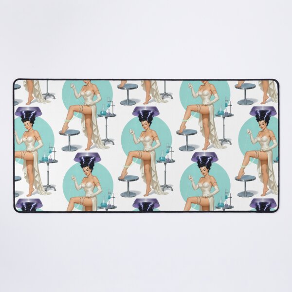 Item preview, A Stitch in Time – Retro Bride Spa Laboratory Pinup designed and sold by Lightning-Lace.