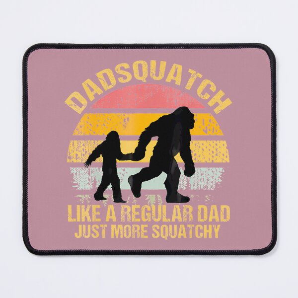Item preview, Dadsquatch Retro Sunset Bigfoot Dad Design By Merch, Limited Edition, Perfect Gift For You And Frie designed and sold by HALEYBEVERLY.
