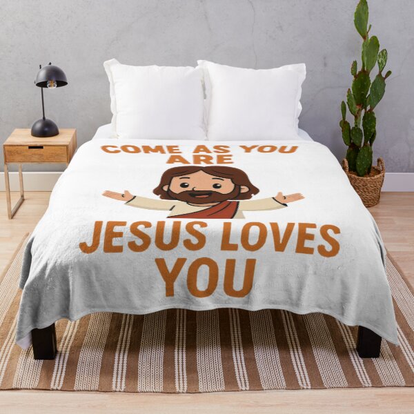 Item preview, Jesus loves you come as you are designed and sold by JamesDunican.