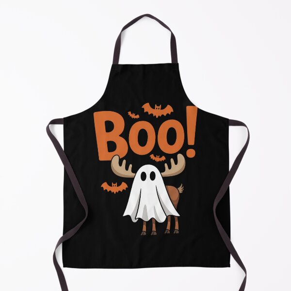 Item preview, Spooky Moose Ghost Boo Costume Halloween Party designed and sold by BakeryDozen.