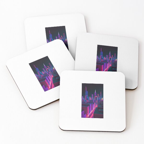 Item preview, City of Neon designed and sold by HomebrewHeroes.