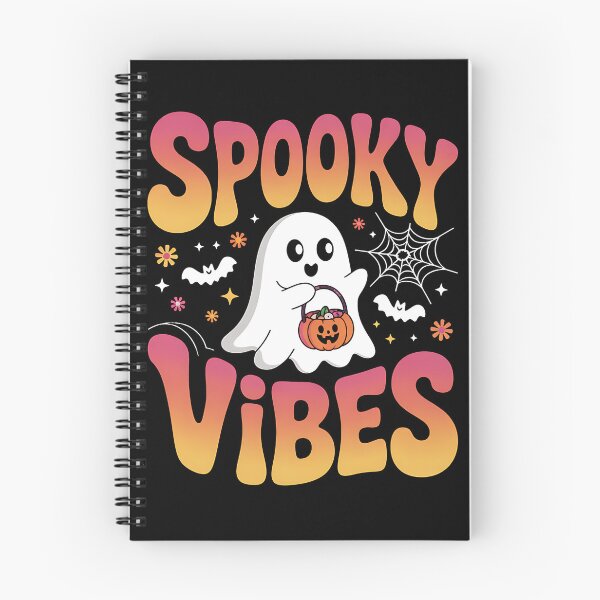 Item preview, Spooky Vibes Ghost Retro Groovy Halloween designed and sold by BakeryDozen.