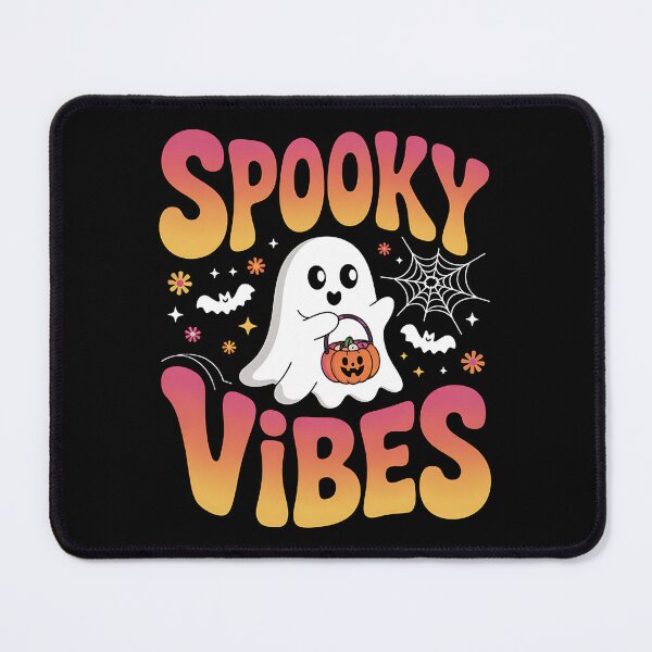Item preview, Spooky Vibes Ghost Retro Groovy Halloween designed and sold by BakeryDozen.
