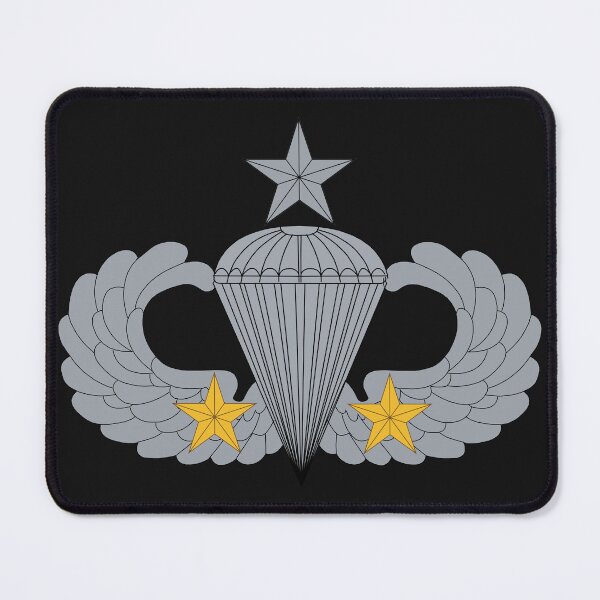 Item preview, Badge - Army - Parachutist - Senior - 2 Combat Star X 300 designed and sold by Military Insignia Products.