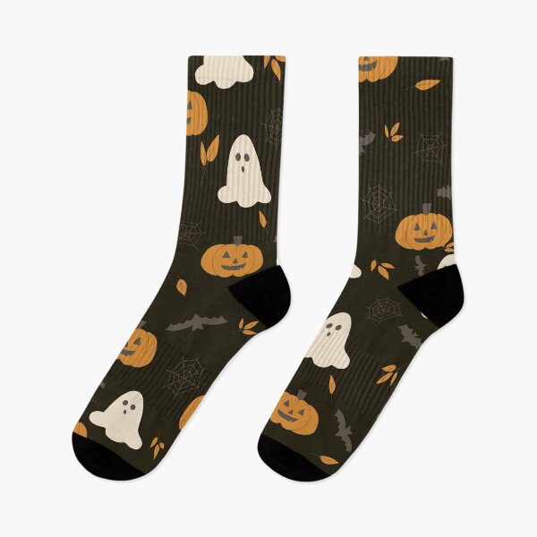 Item preview, Cute Minimal Halloween Pattern – Pumpkins, Ghosts, Bats & Spider Webs designed and sold by Zineshopz.