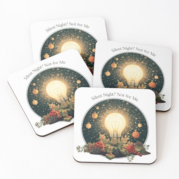Item preview, Silent Night? Not for Me – Funny Overstimulated Christmas Light designed and sold by jelonkaa.