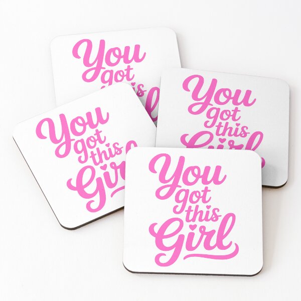 Item preview, You Got This Girl! Pink Girly Quote designed and sold by PMCreative.