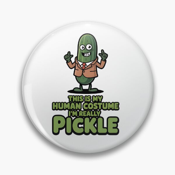 Item preview, This Is My Human Costume I'm Really Pickle designed and sold by wumpyy.